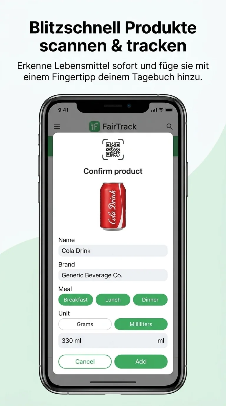FairTrack Barcode-Scanner mit Produktbestätigung